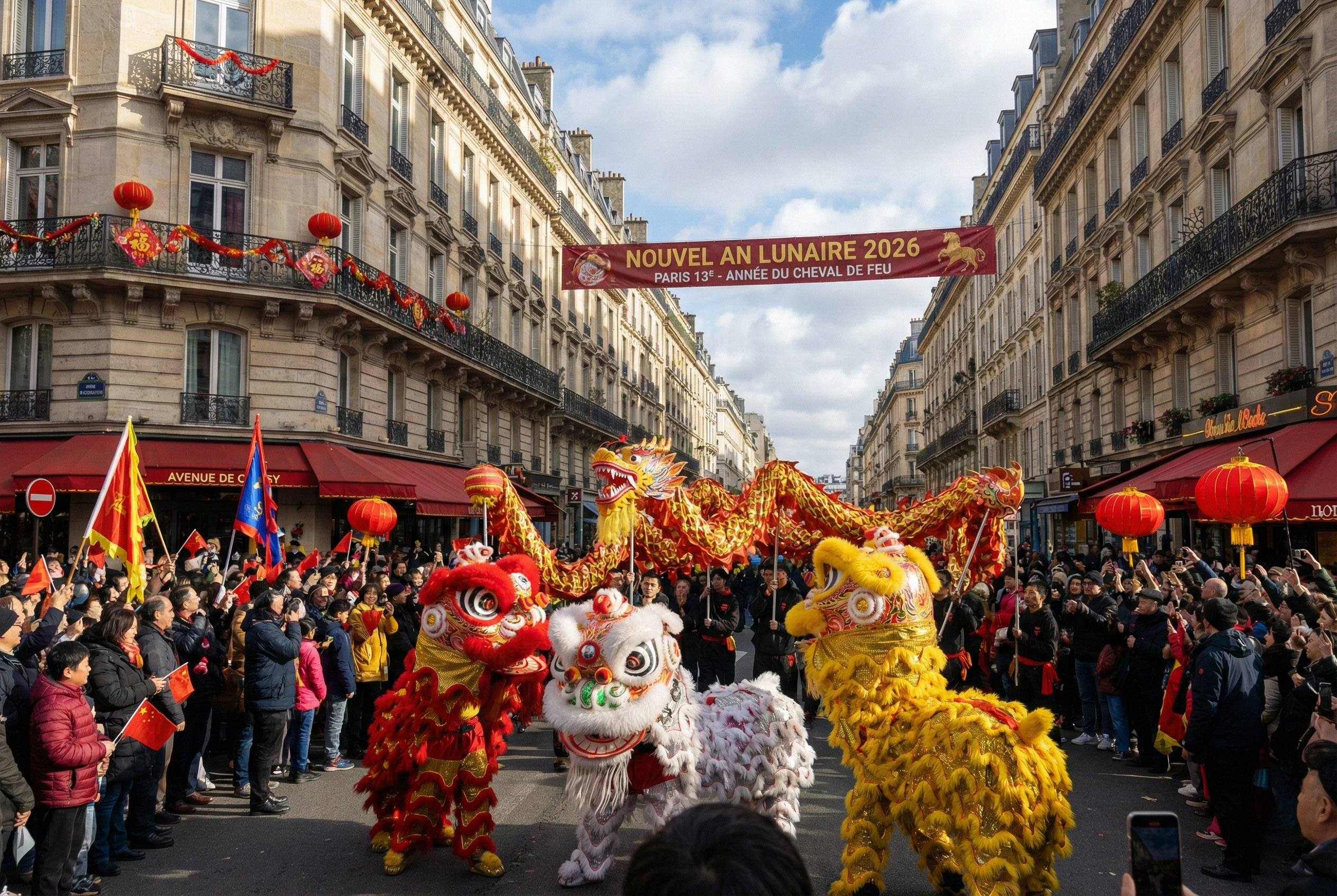 [Recommandation de votre hôte] Le grand défilé du Nouvel An lunaire 2026 à Paris : Votre guide pour l'Année du Cheval de Feu !