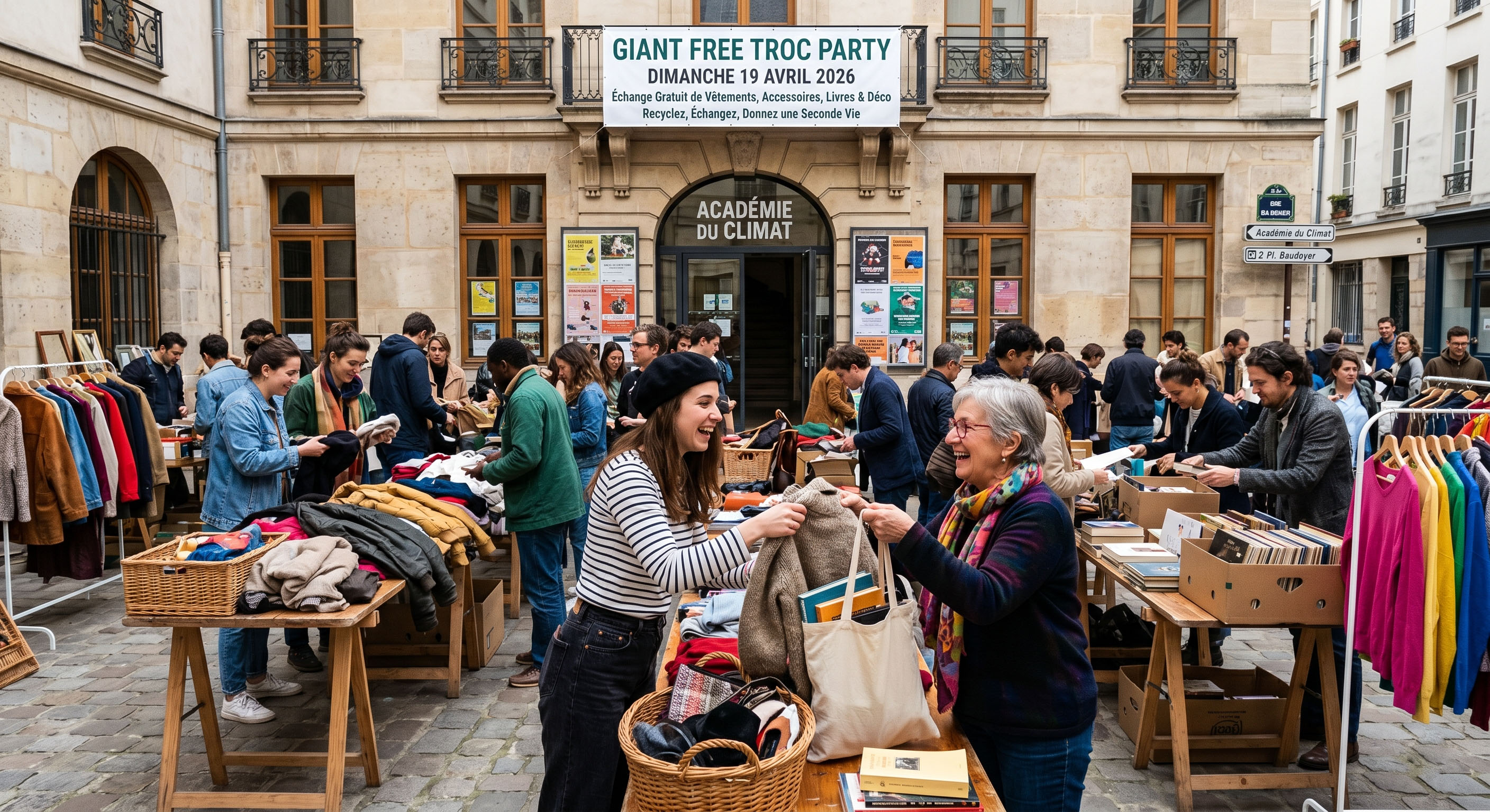 巴黎旅途中的“零元购物”惊喜！4月“巨型以物易物派对”带你体验纯正巴黎环保时